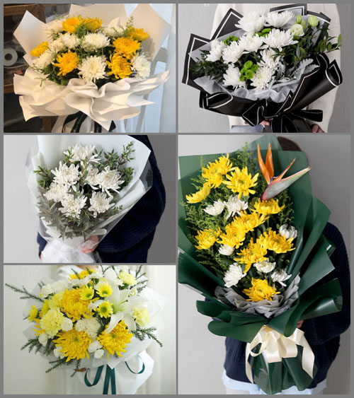 四川绵阳涪城区龙门镇白事花束代送
